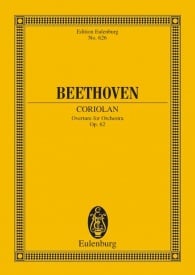 Beethoven: Coriolan Opus 62 (Study Score) published by Eulenburg